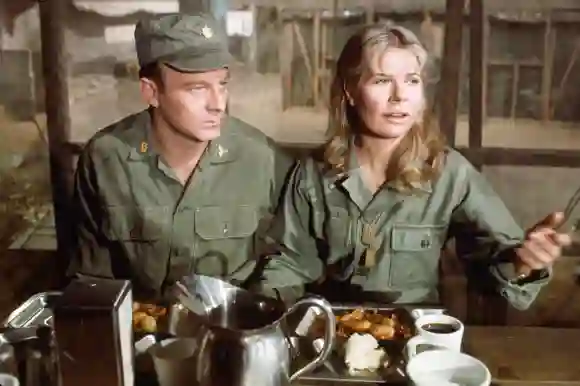 Larry Linville and Loretta Swit