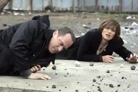 Mariska Hargitay y Christopher Meloni en 'Ley y Orden: SVU'.