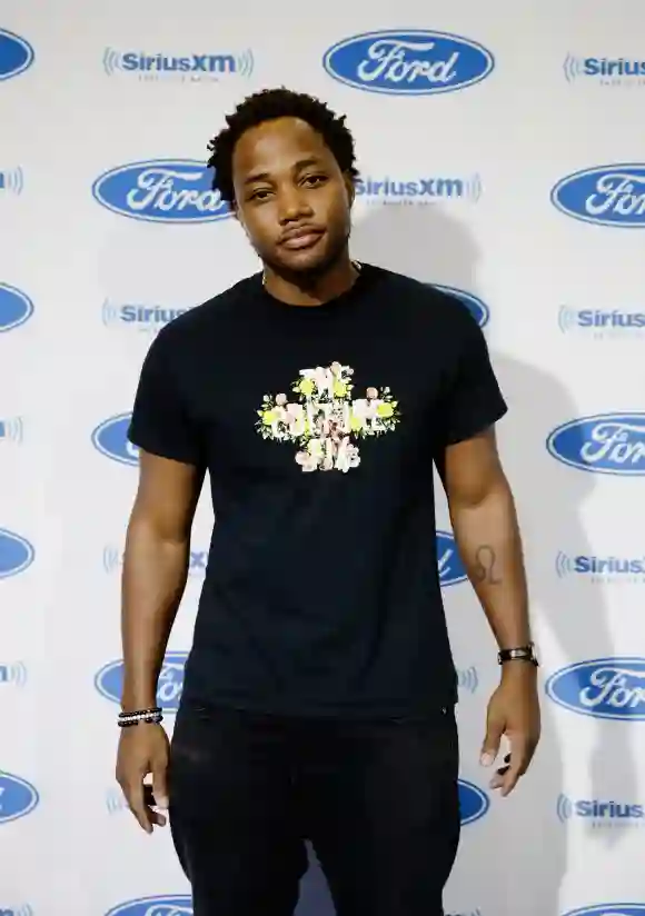 Leon Thomas poses for a photo during the SiriusXM's Heart & Soul Channel Broadcasts from Essence Festival, July 6, 2018.