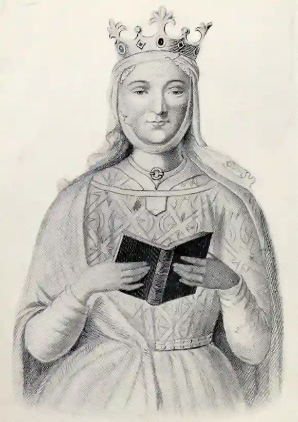Ilustración de Leonor de Aquitania
