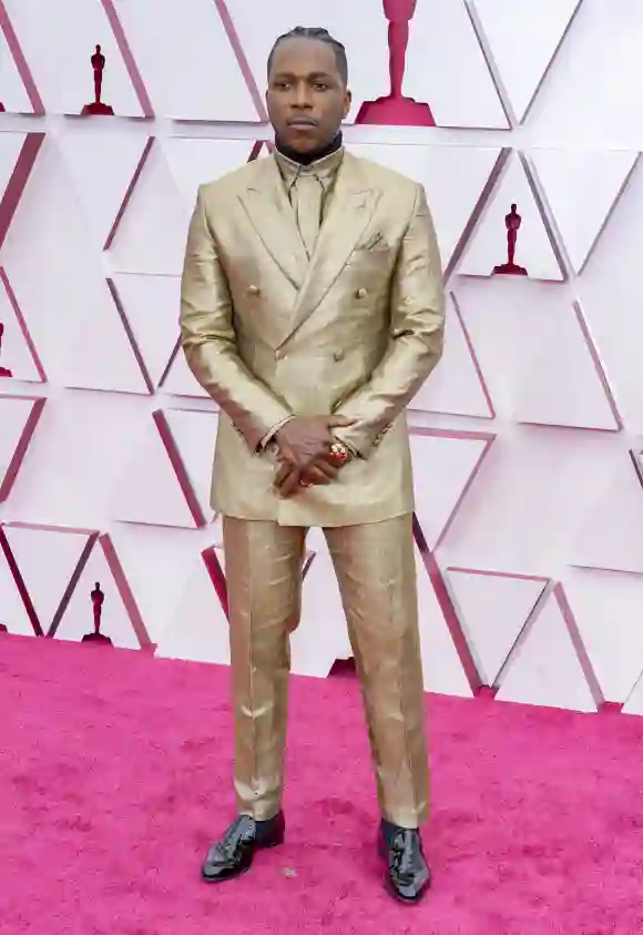 Leslie Odom Jr. attends the 93rd Annual Academy Awards, April 25, 2021.