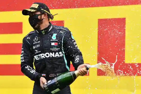 Lewis Hamilton en el Gran Premio de Australia de 2020