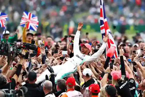 Lewis Hamilton en el Gran Premio de Gran Bretaña de 2019