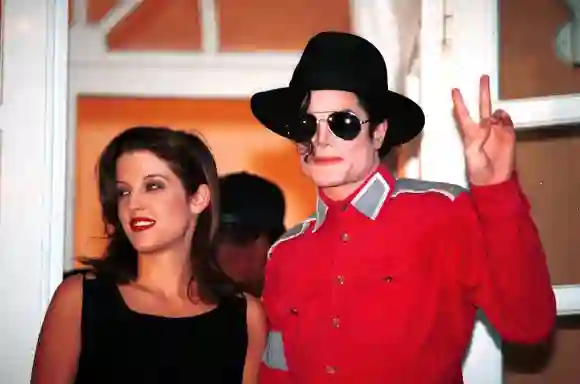 Lisa Marie Presley and Michael Jackson