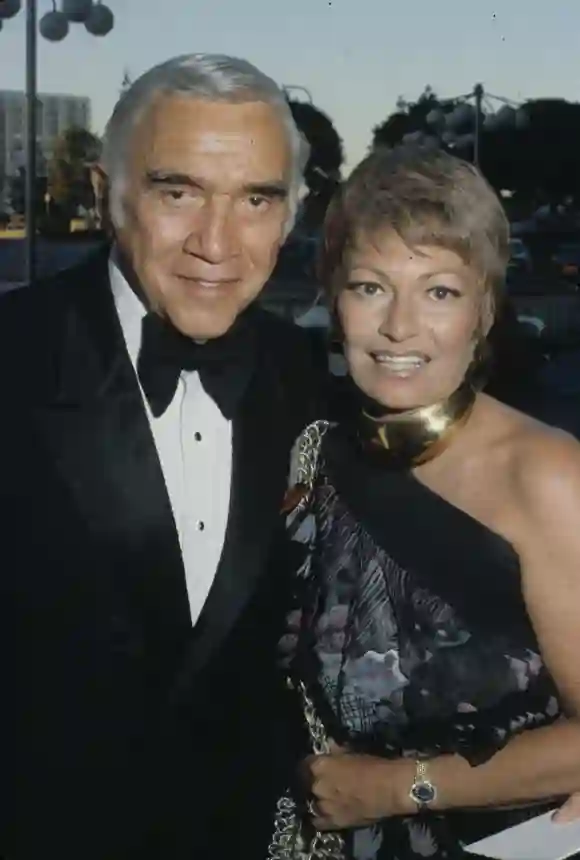 Lorne Greene and Nancy Deale