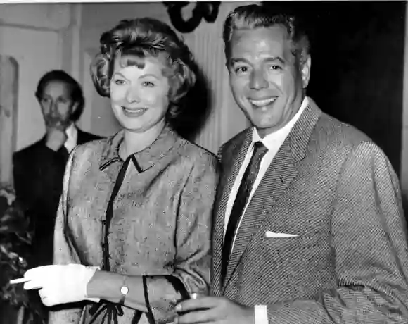 Lucille Ball and Desi Arnaz.