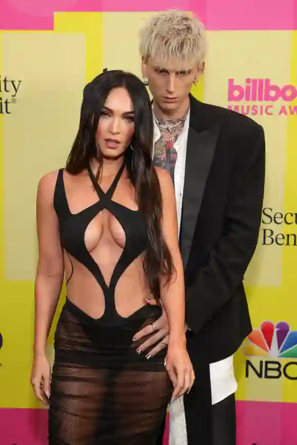 Megan Fox and Machine Gun Kelly at the 2021 Billboard Music Awards