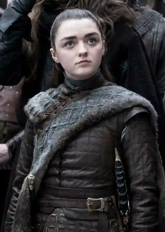 Maisie Williams dans le rôle d'"Arya Stark" dans "Game of Thrones".