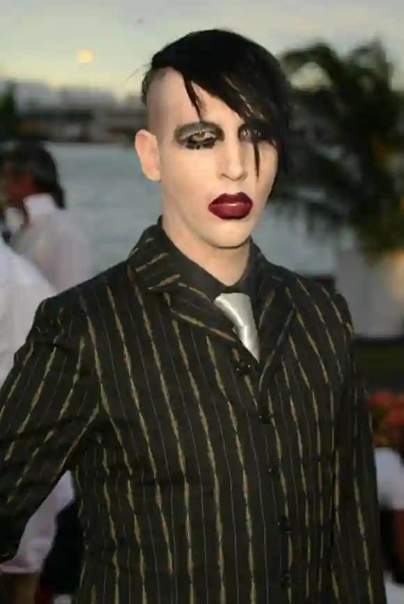 Marilyn Manson aux MTV Video Awards 2004 Arrivals, American Airlines Arena, Miami, FL 08-29-04 , 10998240.jpg, people