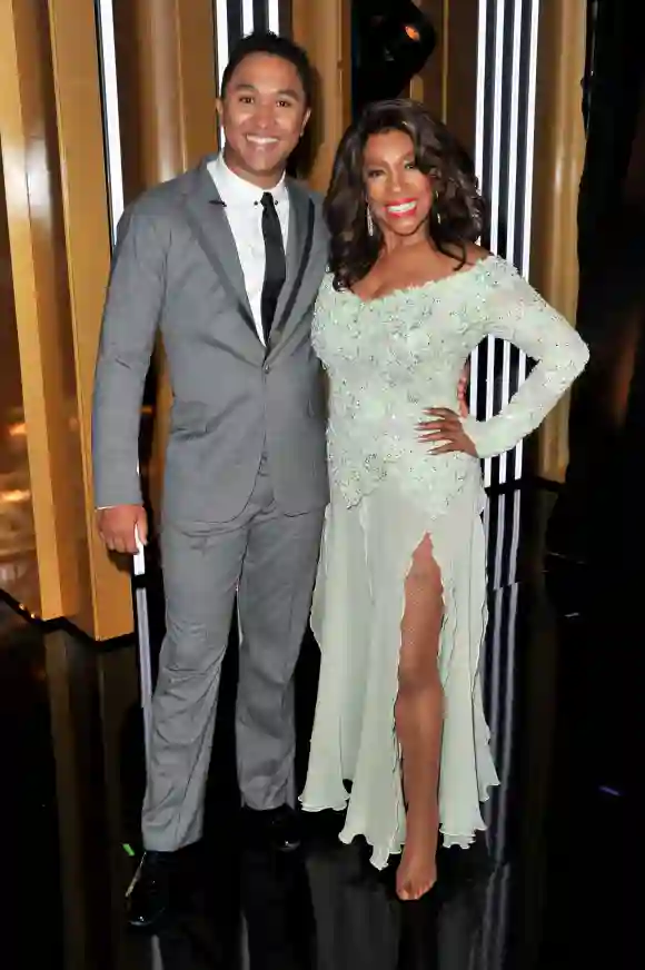 Brandon Armstrong and Mary Wilson attend the "Dancing With The Stars" Season 28 show at CBS Television City on September 16, 2019