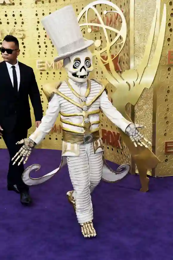 A character from 'The Masked Singer' attends the 71st Emmy Awards at Microsoft Theater on September 22, 2019