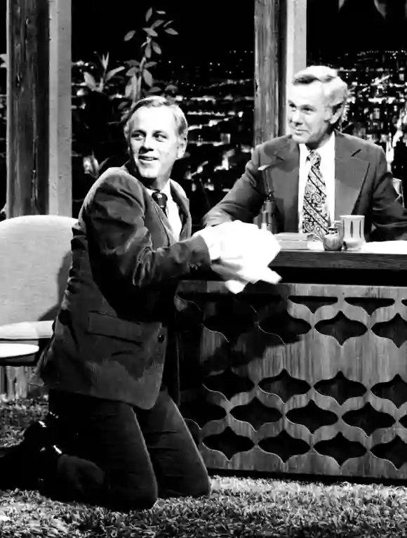 McLean Stevenson and Johnny Carson