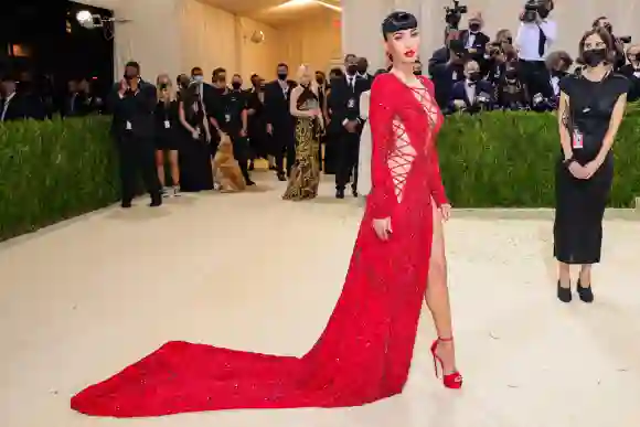 Megan Fox attends The 2021 Met Gala Celebrating In America: A Lexicon Of Fashion, September 13, 2021.