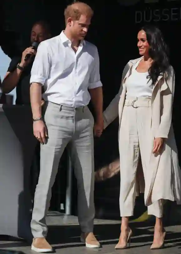Harry and Meghan on the final day of the Invictus Games