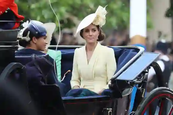 Meghan Markle y Kate Middleton en el 'Trooping the Color' de 2019