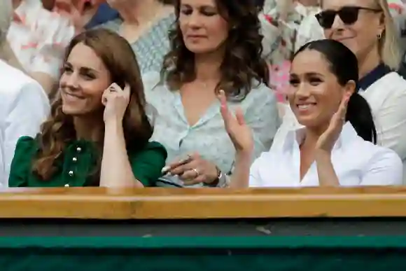 Meghan Markle y Kate Middleton en Wimbledon 2019