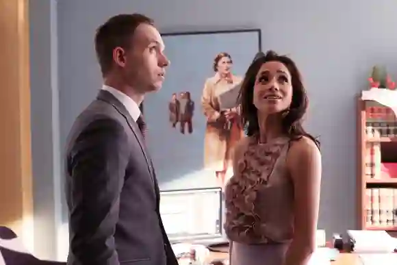 Meghan Markle and Patrick J. Adams