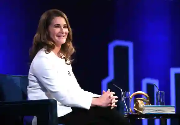 Melinda Gates s'exprime sur scène lors des SuperSoul Conversations d'Oprah, le 5 février 2019 à New York.