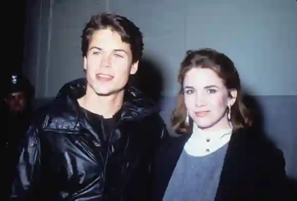 Melissa Gilbert and Rob Lowe in 1984