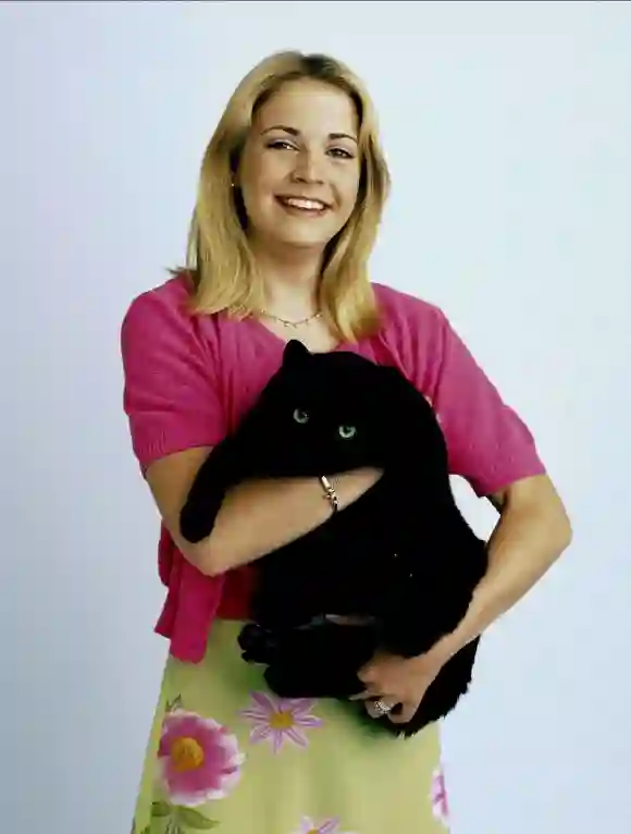 Melissa Joan Hart as "Sabrina Spellman" in 'Sabrina the Teenage Witch'.
