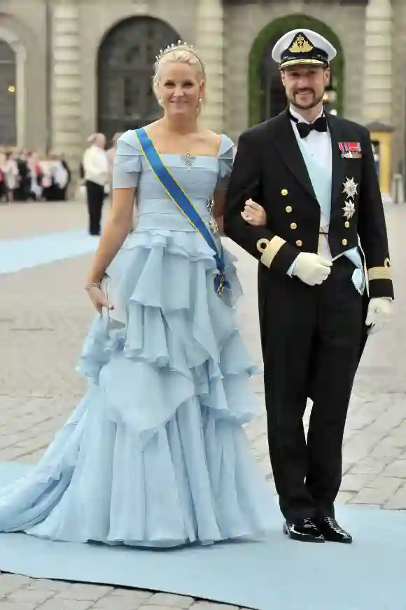 La Princesa Mette-Marit y el Príncipe Haakon de Noruega en 2010