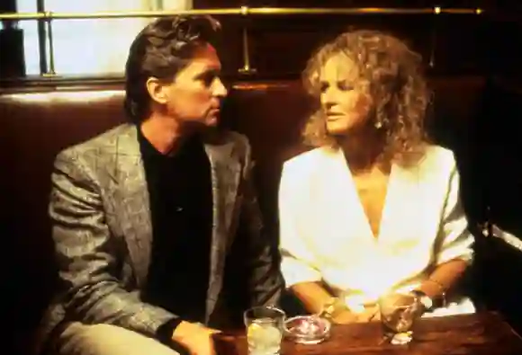 Michael Douglas et Glenn Close dans "Attraction fatale".