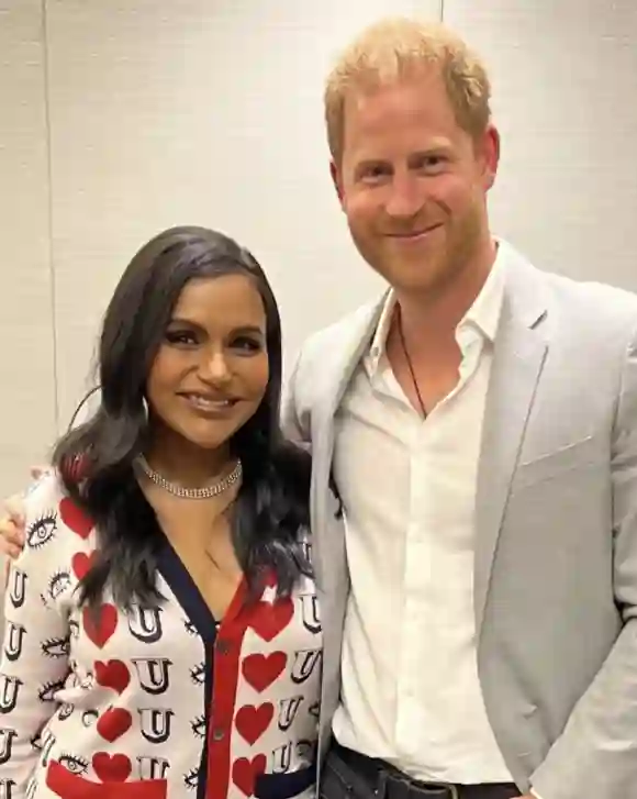 Mindy Kaling and Prince Harry