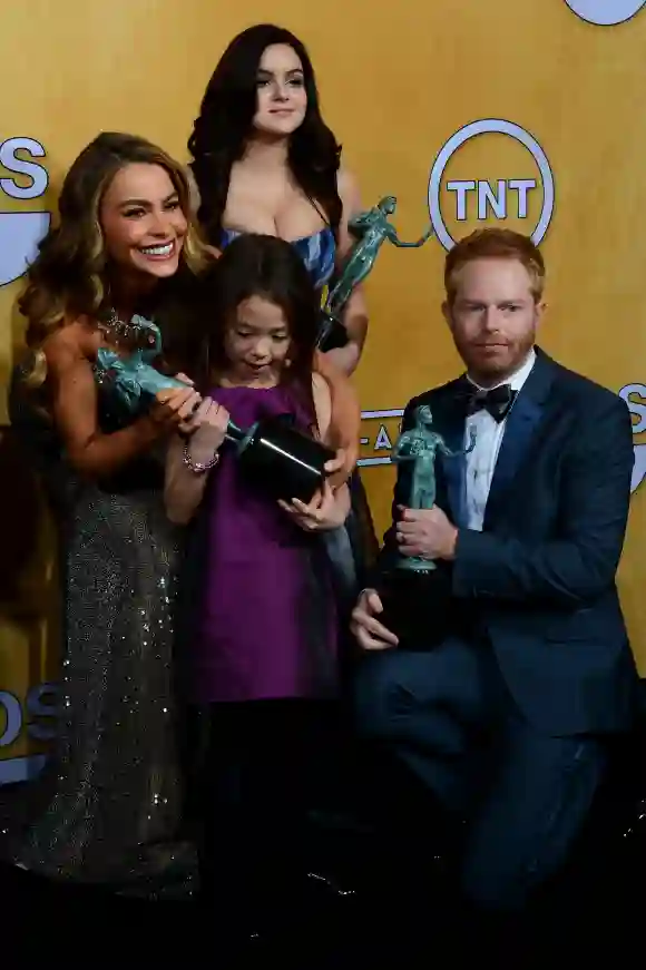 Sofía Vergara, Ariel Winter, Aubrey Anderson-Emmons y Jesse Tyler Ferguson