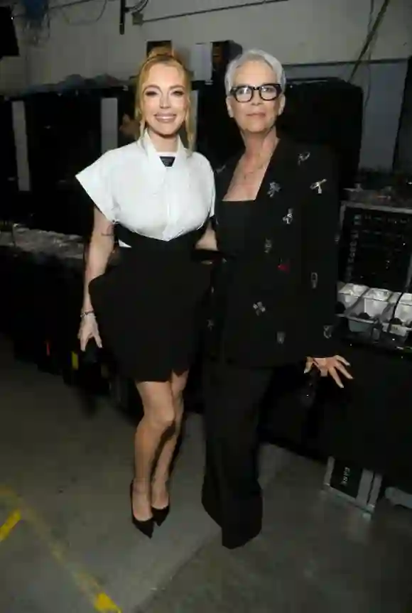 Lindsay Lohan and Jamie Lee Curtis