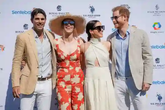 Nacho Figueras, Delfina Blaquier, Meghan Markle and Prince Harry