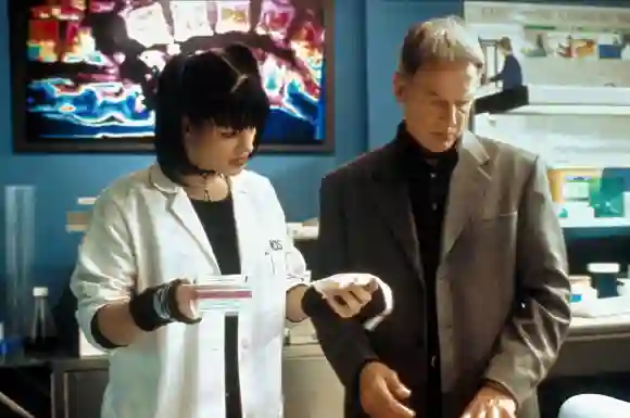 Pauley Perrette & Mark Harmon in 'NCIS'