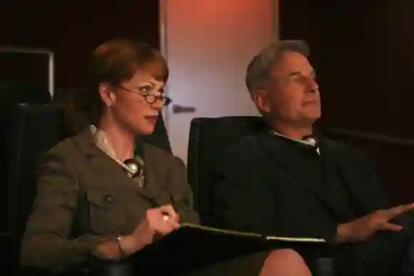 Lauren Holly and Mark Harmon in 'NCIS'.