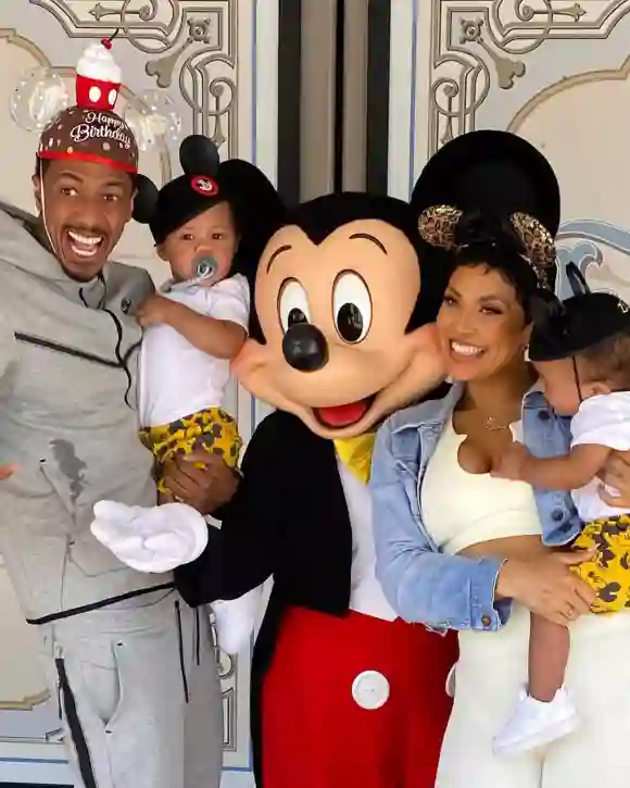 Nick Cannon and Abby De La Rosa with Zion Mixolydian & Zillion Heir