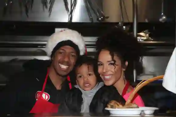 Nick Cannon, Golden Cannon and Brittany Bell