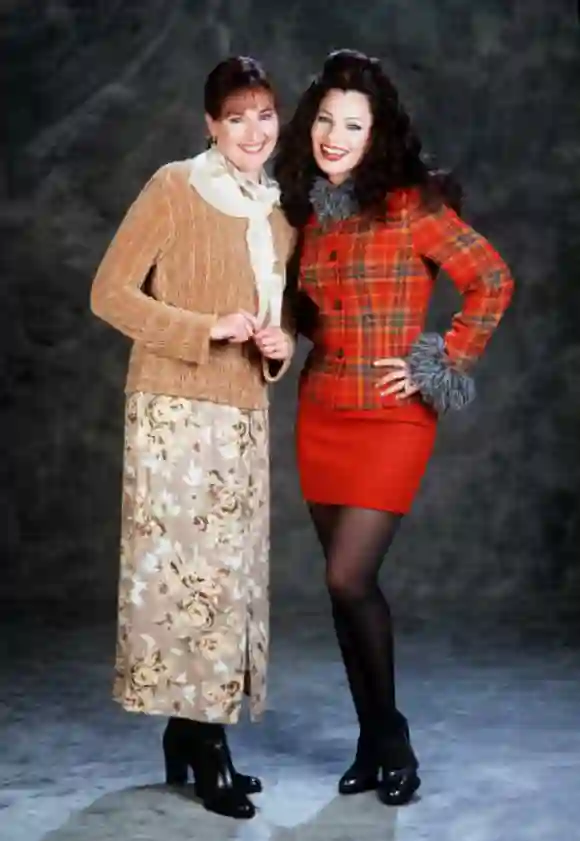 Nora Dunn y Fran Drescher en 'La niñera'
