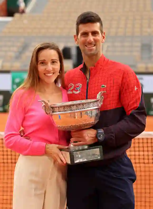 Novak and Jelena Djokovic