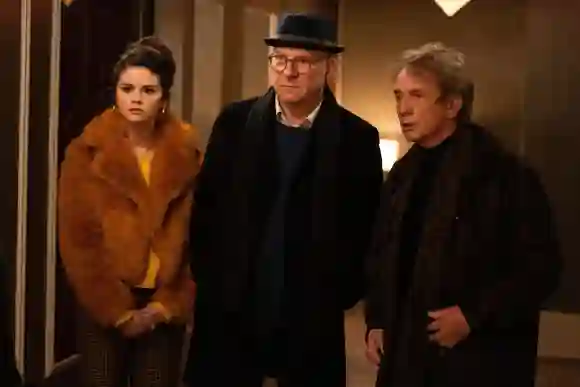 Selena Gomez, Steve Martin, and Martin Short in 'Only Murders in the Building'