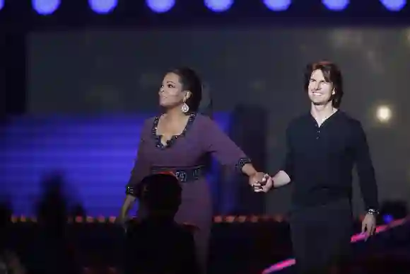 Oprah Winfrey and Tom Cruise