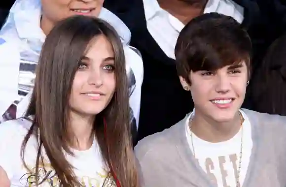 París Jackson y Justin Bieber 2012