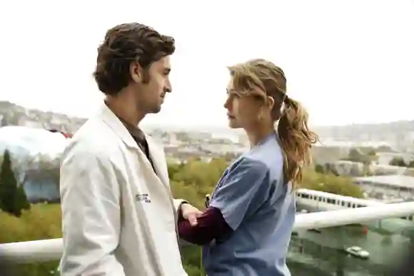Patrick Dempsey and Ellen Pompeo in 'Grey's Anatomy'