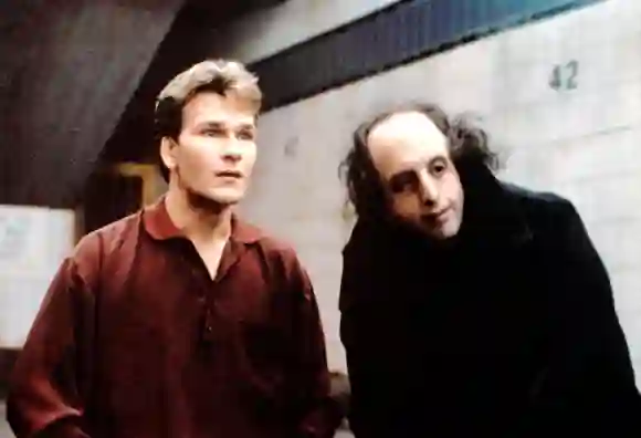 Patrick Swayze and Vincent Schiavelli in 'Ghost'.