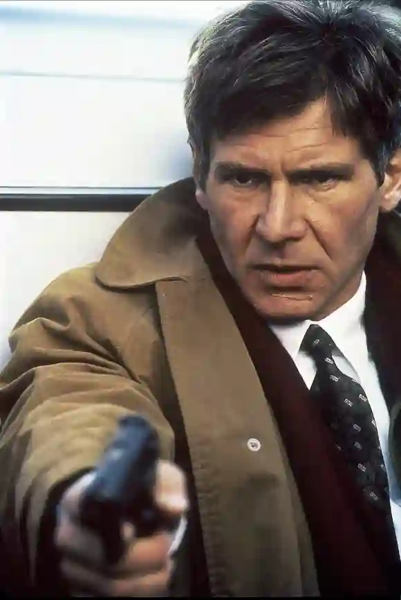 Harrison Ford as "Jack Ryan" in the 1992 movie 'Patriot Games'.