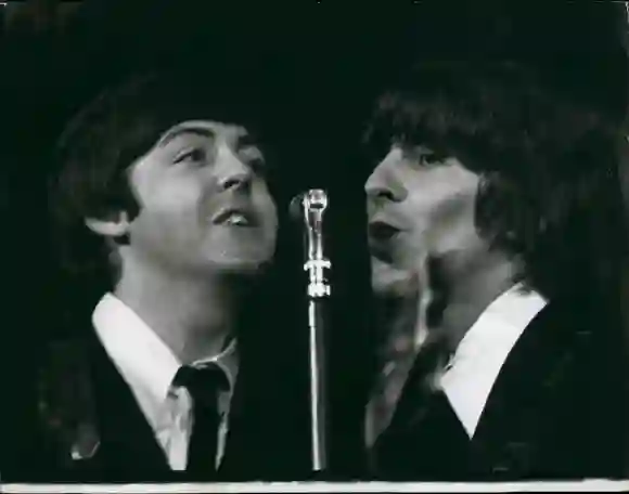 Paul McCartney y George Harrison
