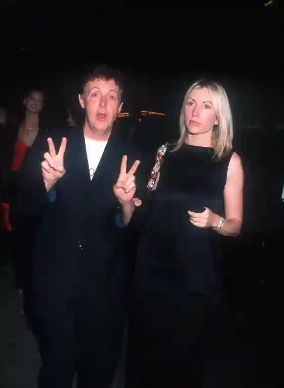 Paul McCartney and Heather Mills 2000.