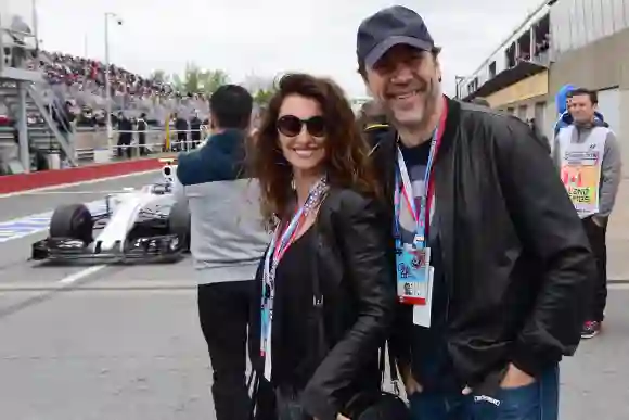 Penélope Cruz y Javier Bardem en el Gran Premio de Canadá