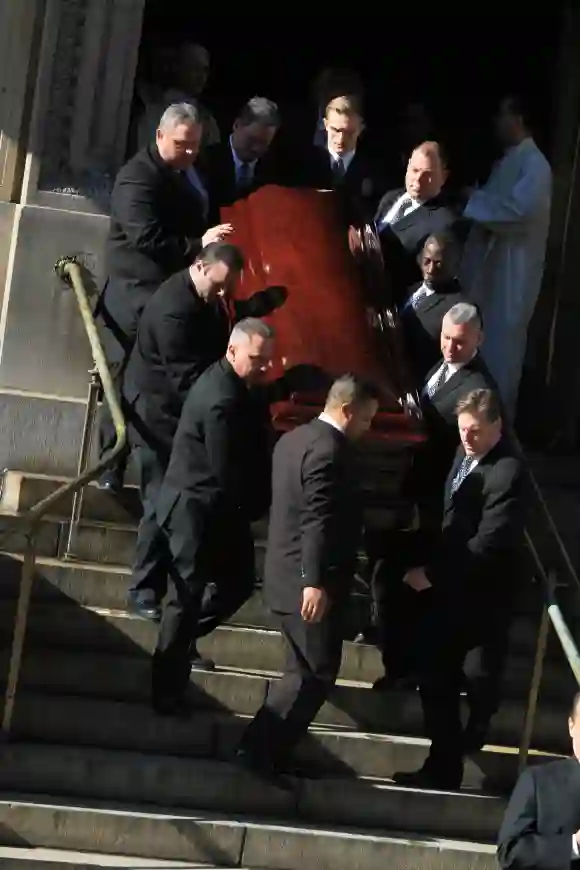 Philip Seymour Hoffman's funeral on Feb. 7, 2014.