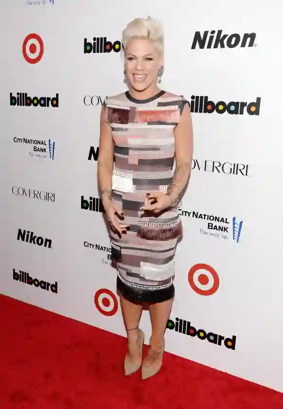 P!nk attends Billboard's annual Women in Music event, December 10, 2013.
