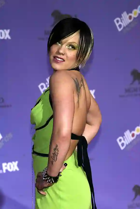 Pink attends the 2003 Billboard Music Awards, December 10, 2003.