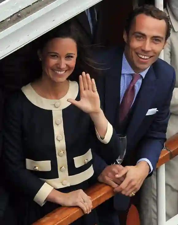 Pippa Middleton et James Middleton en 2012.