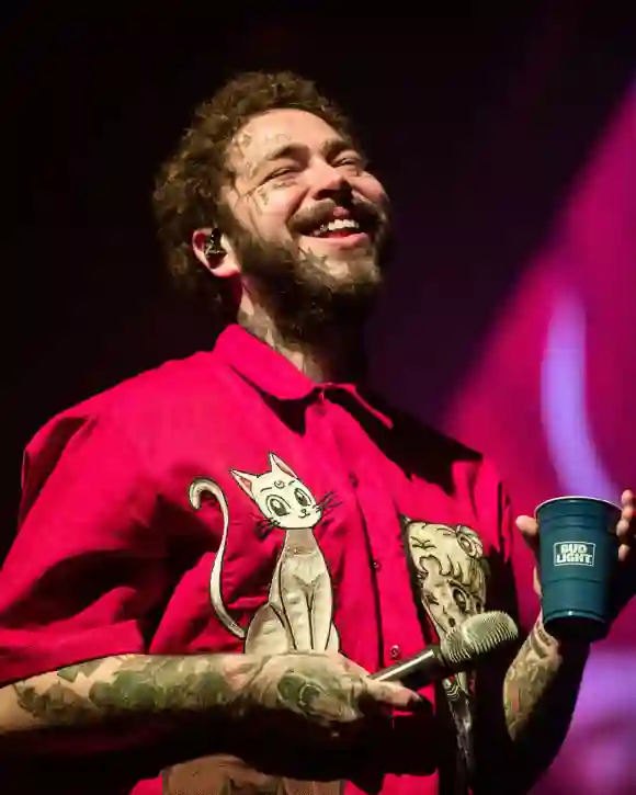 Post Malone performs onstage during his "Runaway" Tour at the Frank Erwin Center on March 10, 2020 in Austin, Texas
